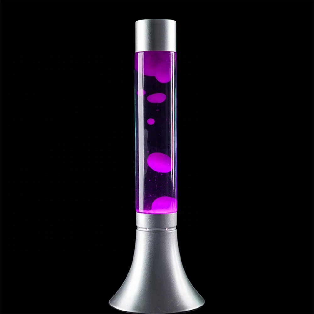 modern wholesale interior design glass bottle rainbow night light led custom rocket tall lava lamp