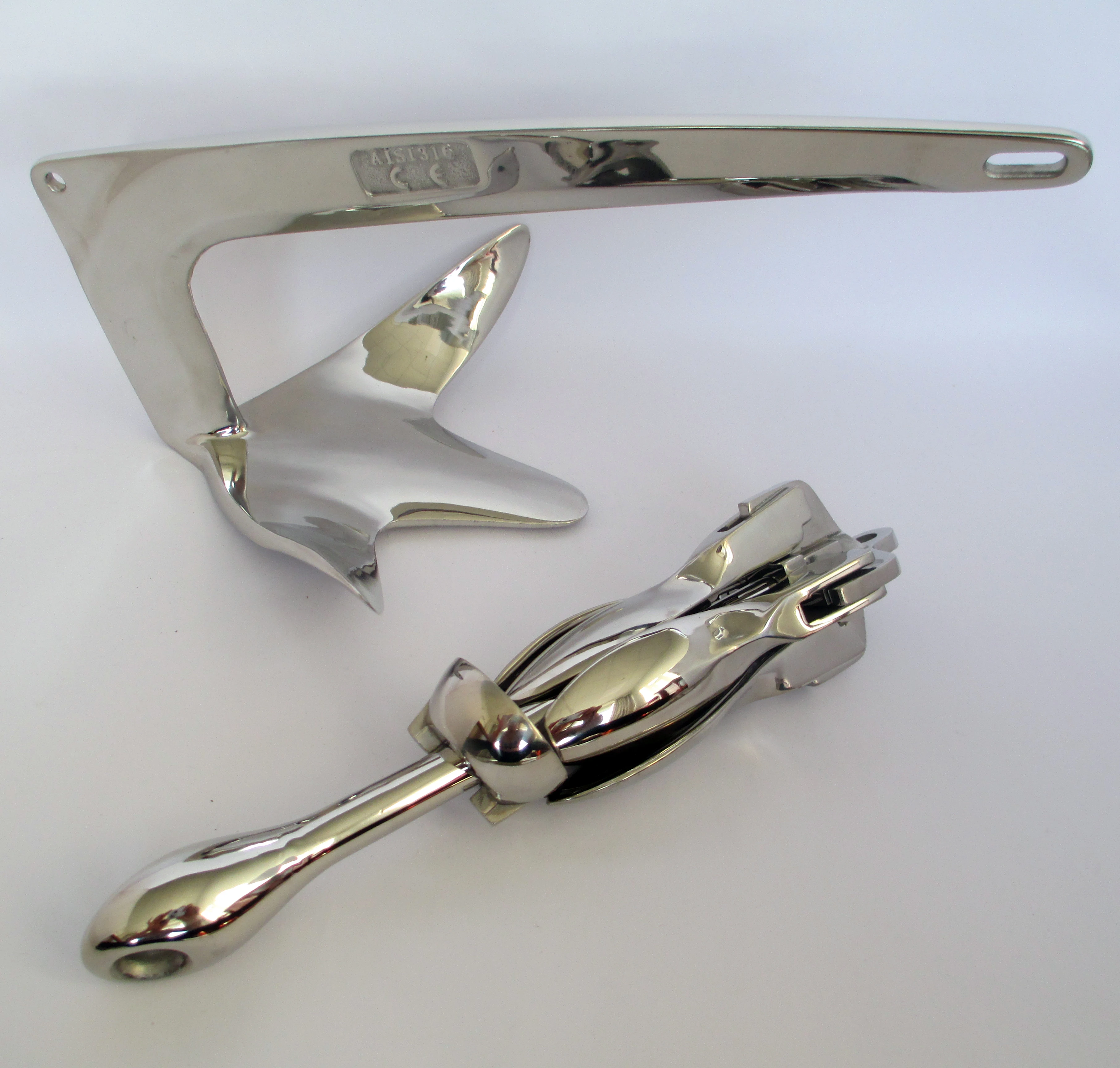 Custom SS 304 boat anchor connection for fishing boat