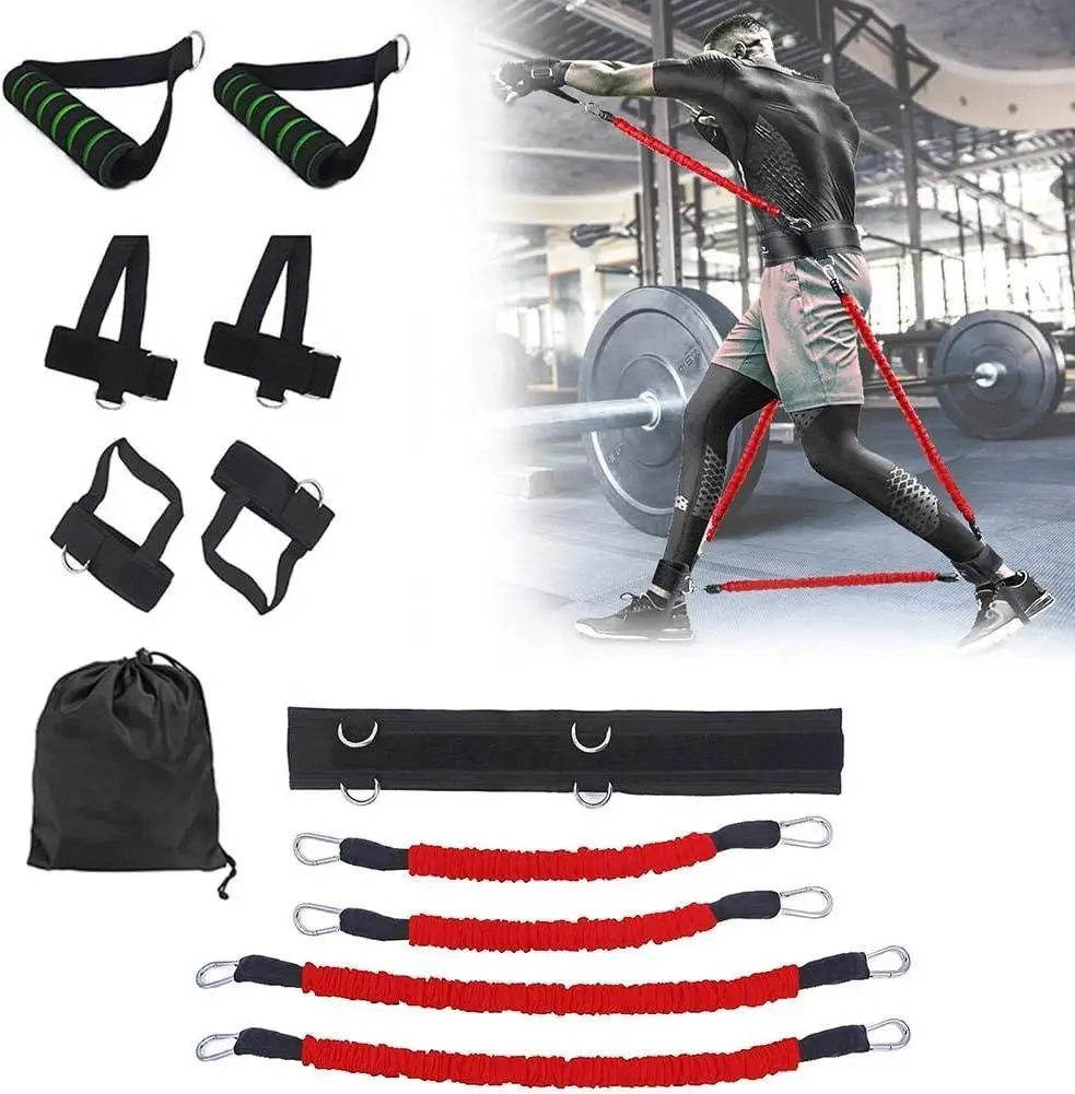 Adjustable Waist Belt arm leg speed agility resistance trainer band for explosive power training Resistance Training