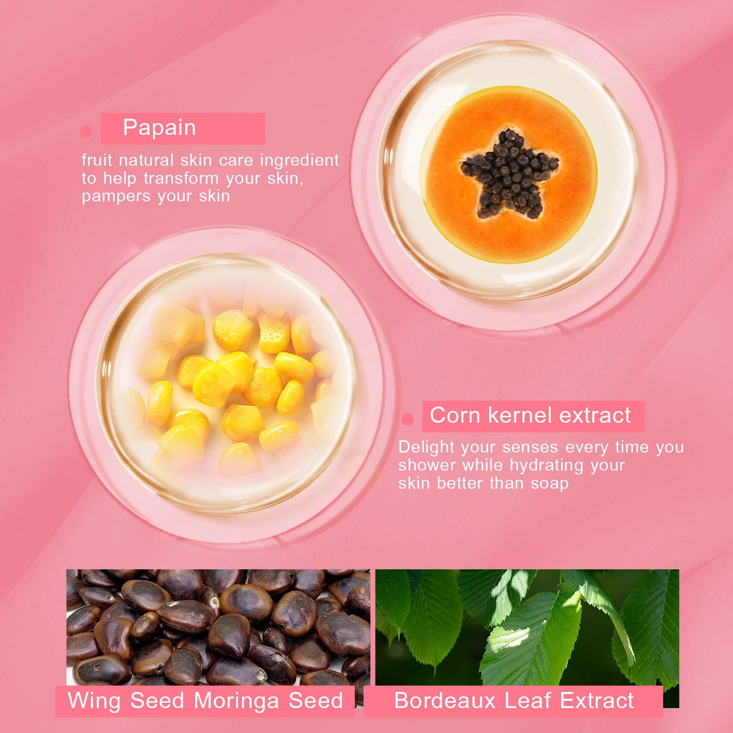 Private Label Natural Fruit Fragrance Oil Shower Gel Deep Cleansing Gentle Oil Based Perfumed Body Wash