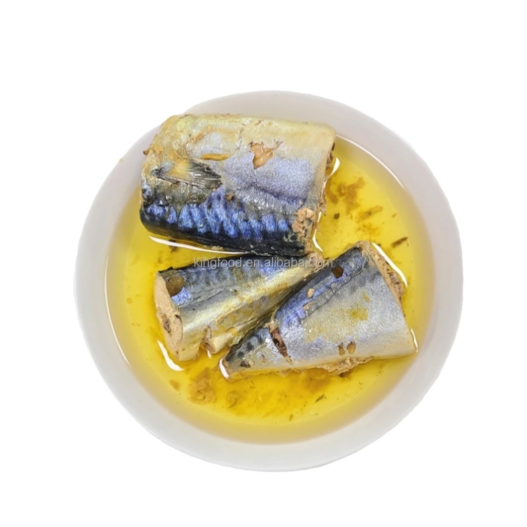 Free Sample Wholesale Canned Mackerel from Fish Manufacturer Can Mackerel in Oil
