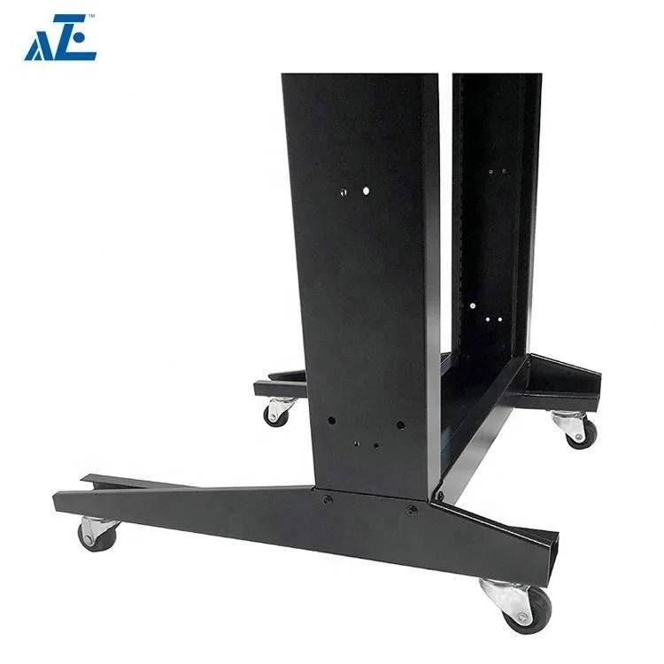 2 Post 42U Open Frame Server Rack 600mm Deep with Castors