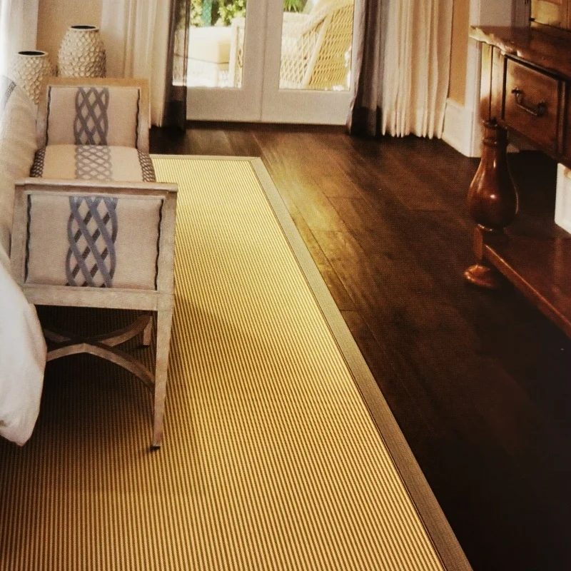 100% Sisal Material Sisal Roll Carpet Simple And Comfortable For Living room Bedroom