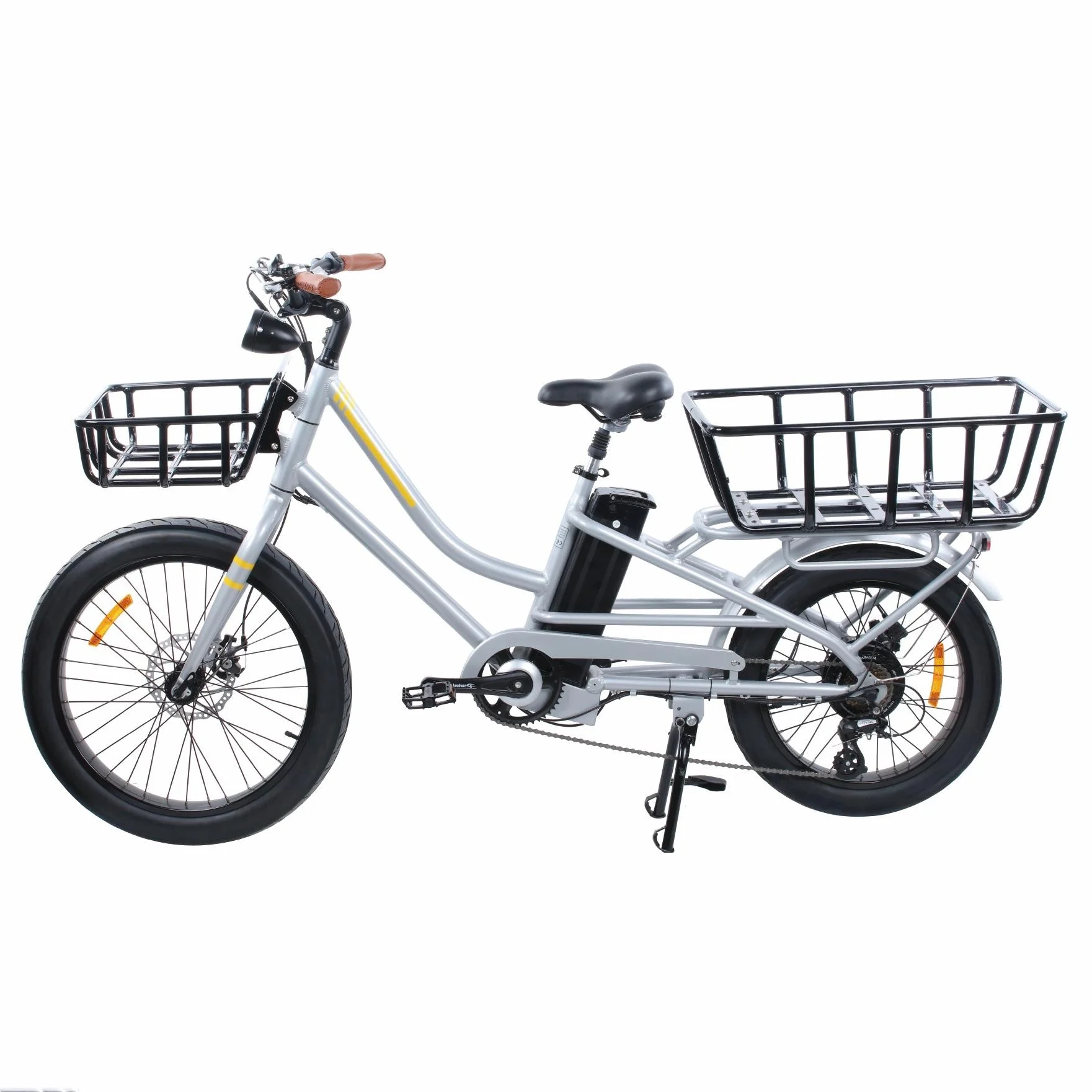 high quality low carrier powerful cargo delivery ebike ultra cargo ebike fat tyre electric bicycle