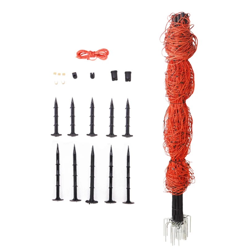 Customized Temporary wire electric net 90cm Electric Animal Fence cattle horse plastic Netting With Posts
