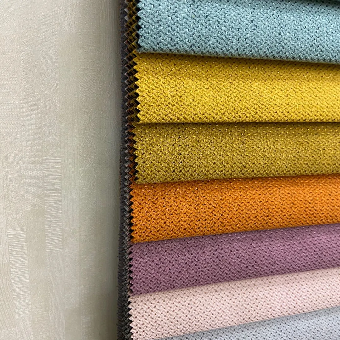EN-159 stellar 100% polyester fabric heavy weight imitation linen fabric home textile fabric for sofa
