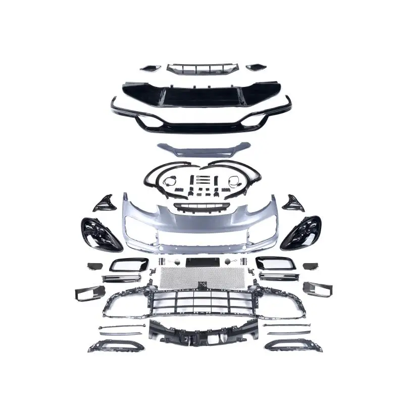 TKT + турбо-Стиль переднего бампера PDLS фара для подтяжки свода колес для Porsche Cayenne 2011-2014 958,1 обновление 2018 9 Y0