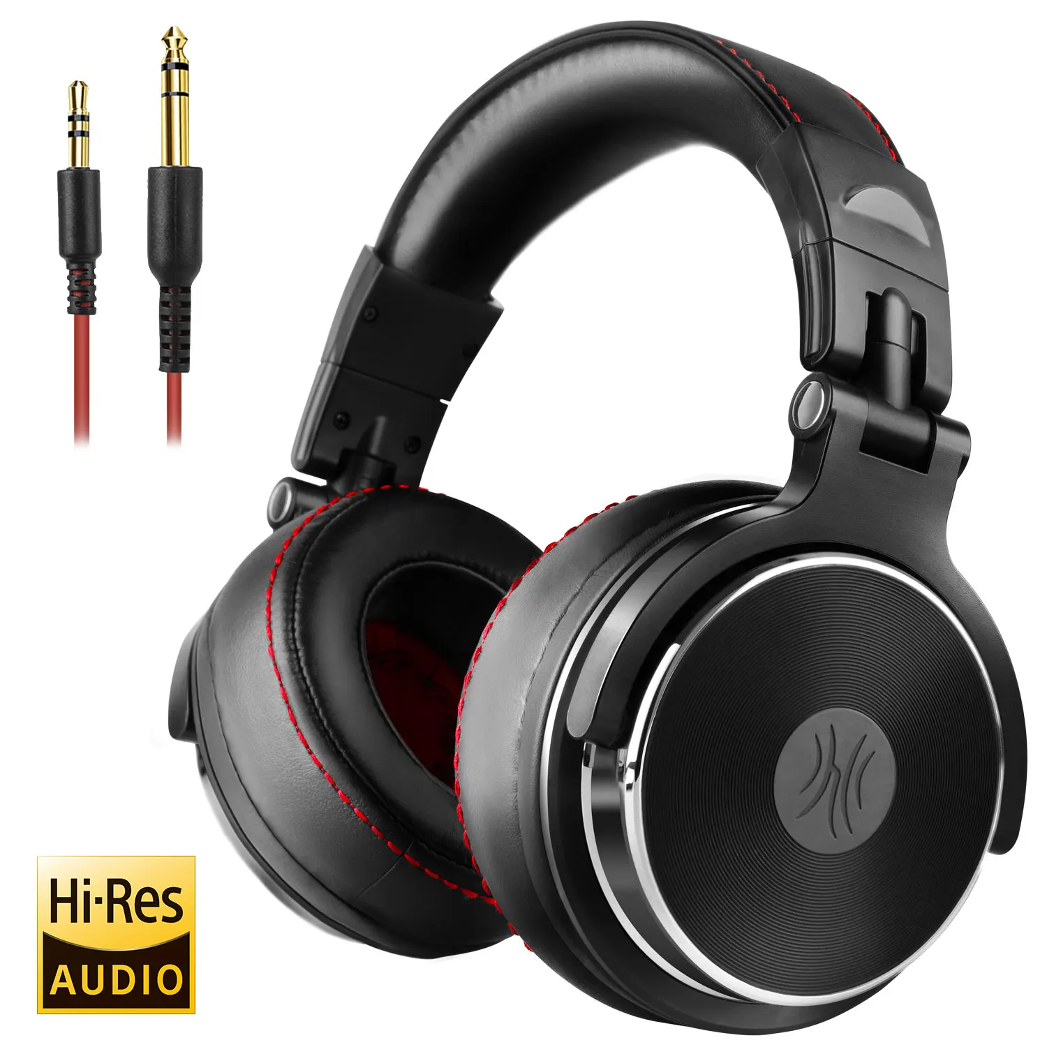 OneOdio Pro-50 Hi-Res wired headset with mic Studio Monitoring active noise cancelling headphones with mic