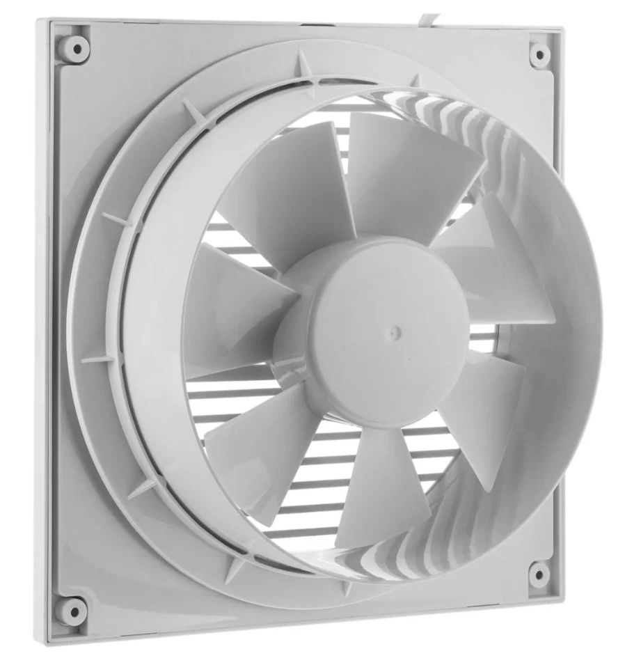 Window Glass Ultra Quiet White Ventilation Fan High Air Volume CFM for Bathroom Exhaust Fan
