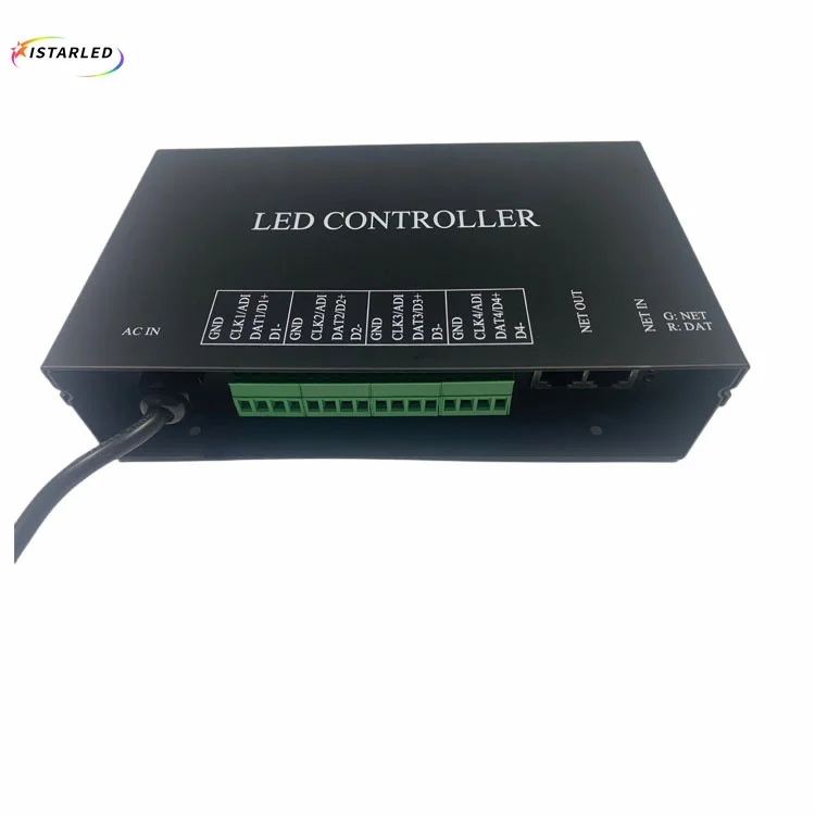 LED DVI ethernet slave dmx spi rgb pixel H802RA онлайн светодиодный контроллер