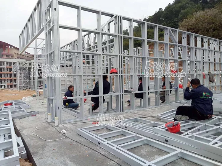 Prefabricated Prefab Villa Designer Luxury Villas Light Steel Frame Structure