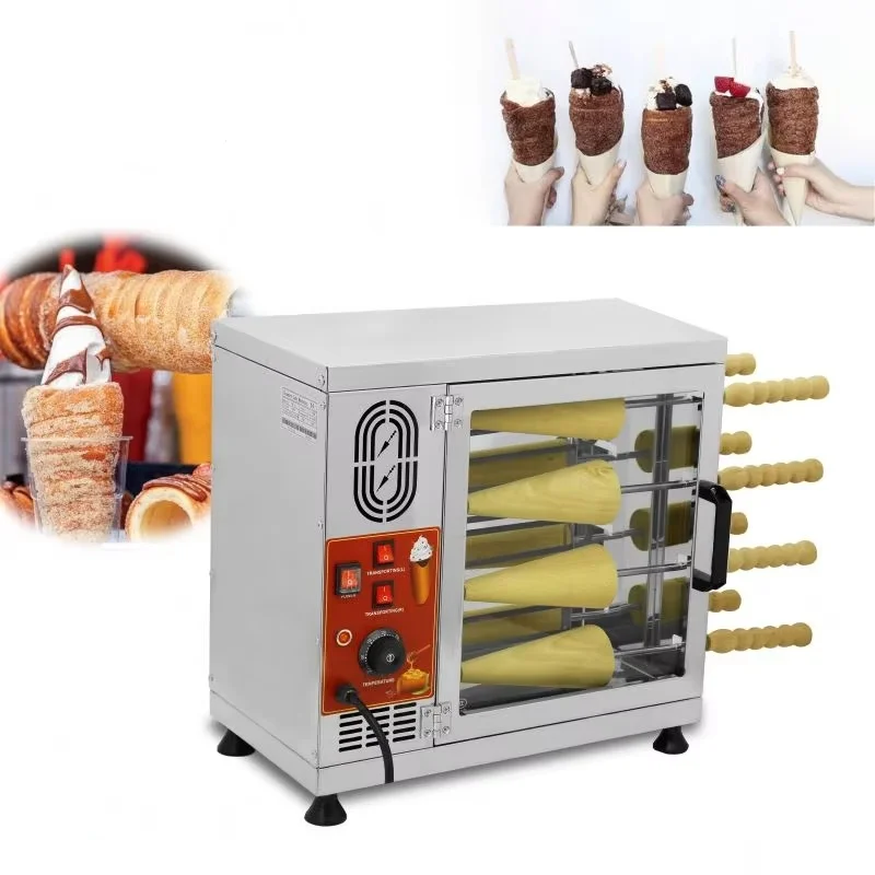 Commercial Electric Chimney Cakes Maker Machine Oven Chimney Cake Oven For Sales