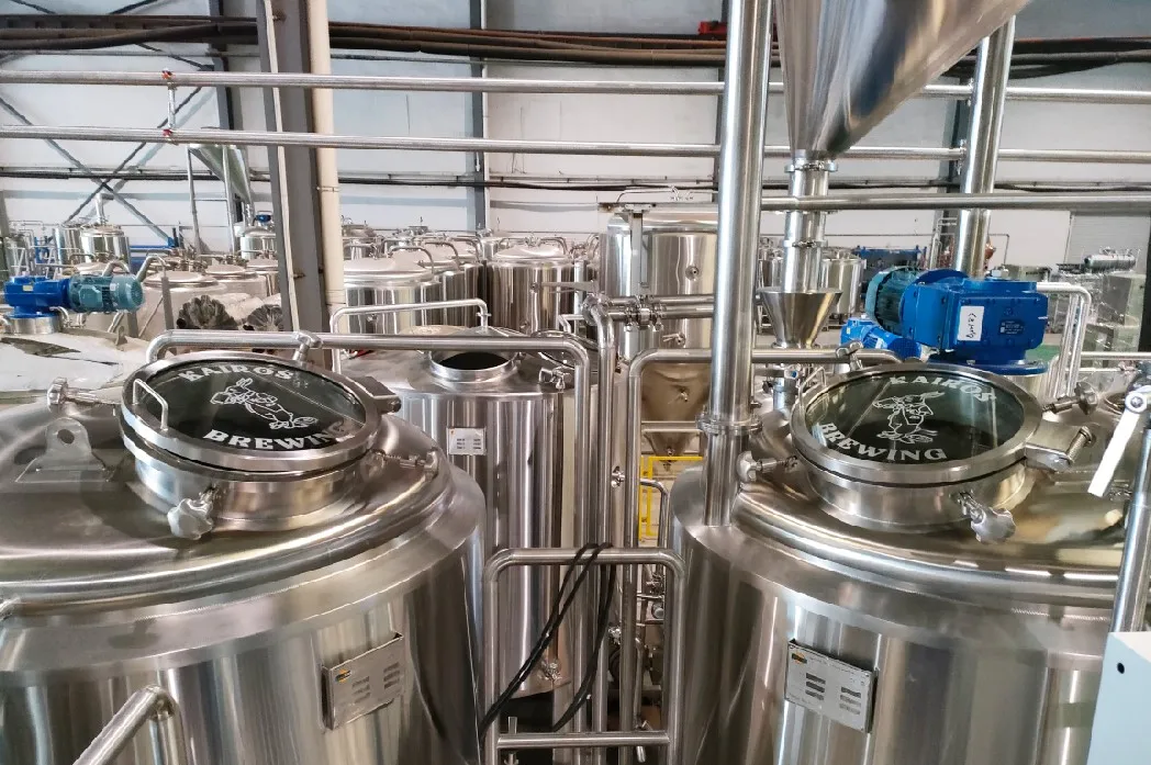 8bbl 4-vessels turnkey tested micro brewery equipments with automatic control