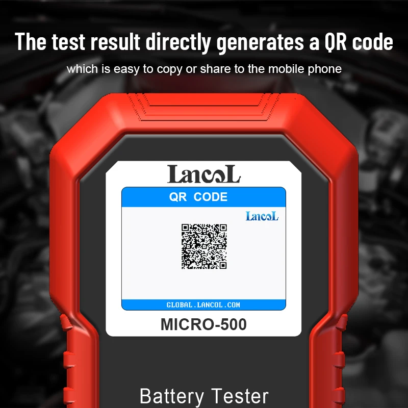 Lancol 12V автомобильный цветной ЖК-дисплей батареи CCA MICRO-500 с