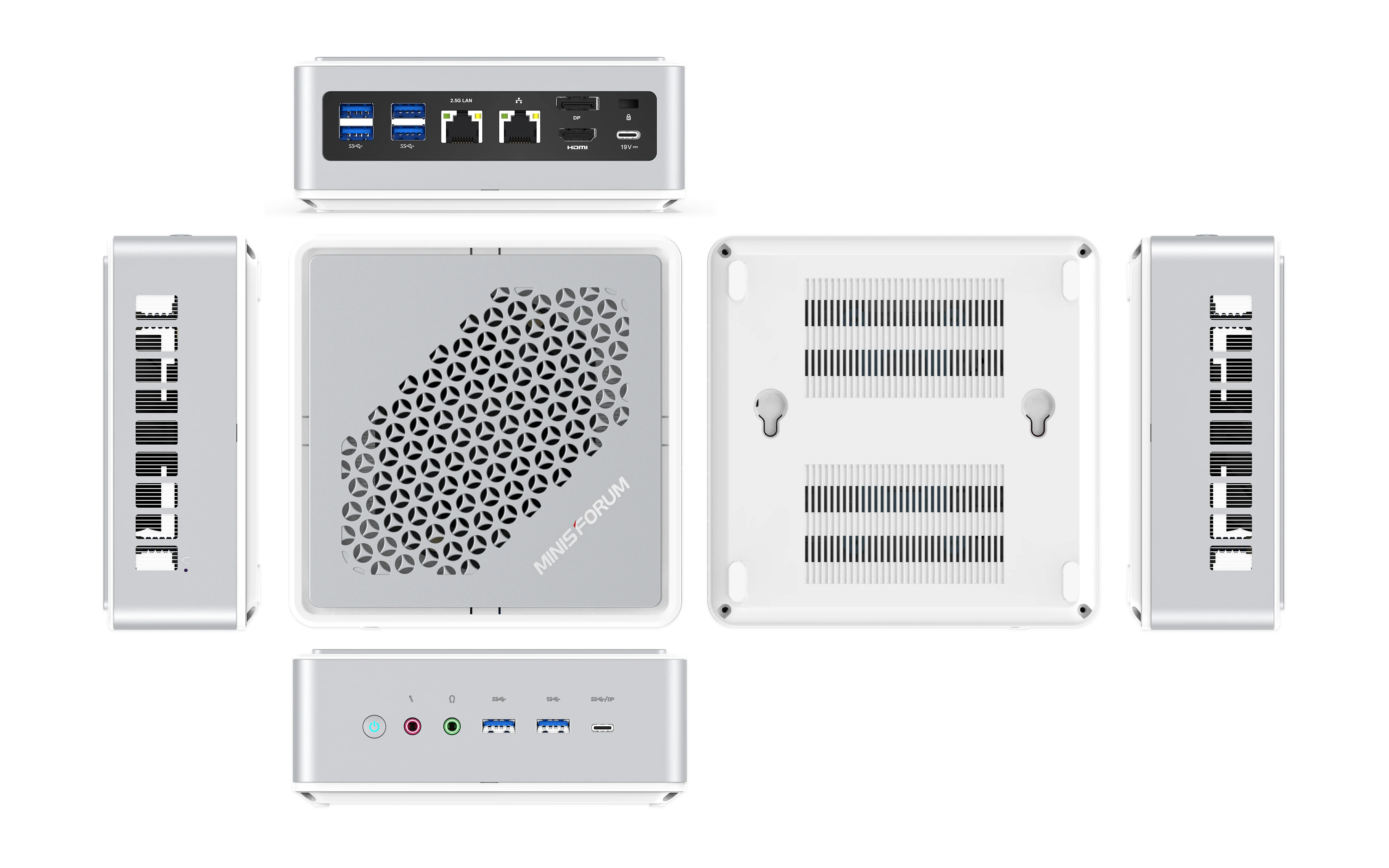 MINISFORUM HM90 Ryzen 4900H 16GB SSD small mini pc computer office mini desktop computer all in one pc