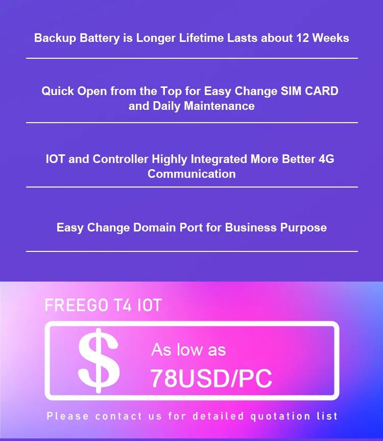 Freego Dockless IP67 4G Module IOT Device for Sharing Electric Kick Scooter
