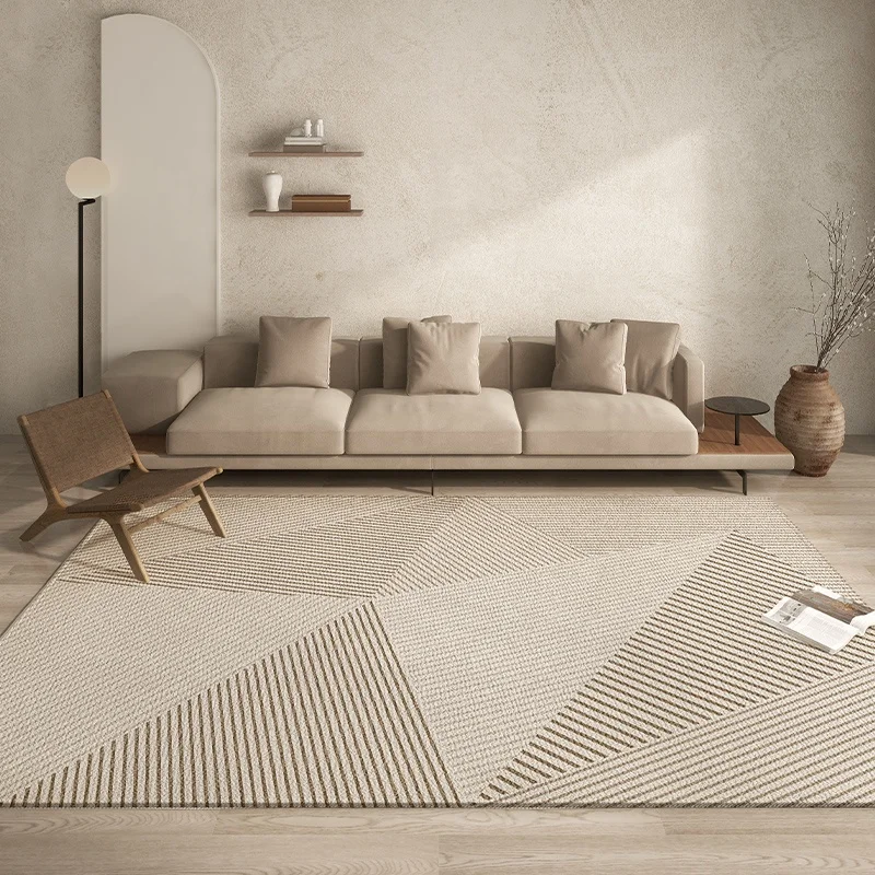 Современные минималистичные коврики большого размера, декоративные коврики с абстрактными линиями для гостиной, спальни, столовой, дома