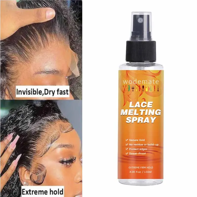 OEM Temporary Glueless Bond Lace Glue Fast Dry Extreme Hold Glueless Lace Melt Spray Wig Glue Lace Wig Adhesive