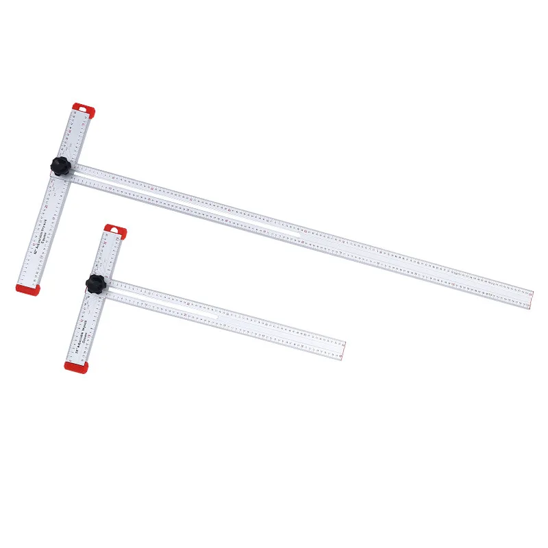 Adjustable T-Square Ruler Measuring Tools 30/45/60/75/90 Degree Woodworking  Woodworking Scribe Ruler