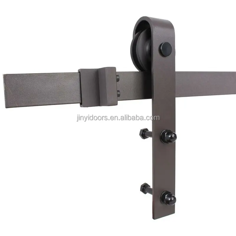 2022 JINY Hot Sale Barn Door Solid Wood Barn Door With Sliding Door Hardware Made by Chinese Factory