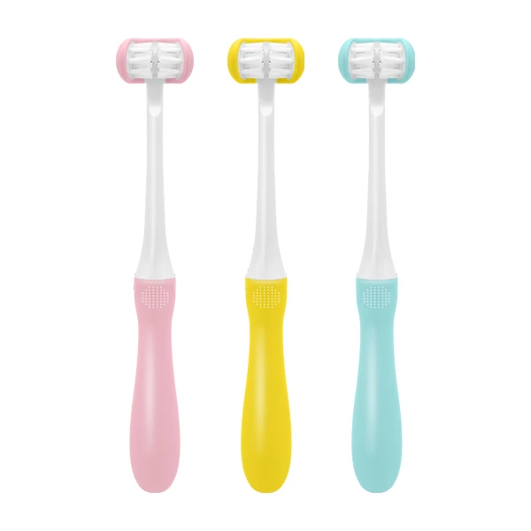 Wholesale Price U-shape 3-sided Soft Hair Toothbrush Babies Dupont Customized for Home Logo Acceptable Tooth Cleaning 20pcs