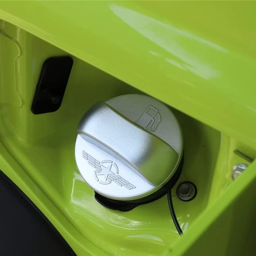 Fuel Tank Cap Gas Oil Cover Decoration Trim for Suzuki Jimny JB64 JB74 2019 2020 2021 2022 2023 Car Accessories para ABS