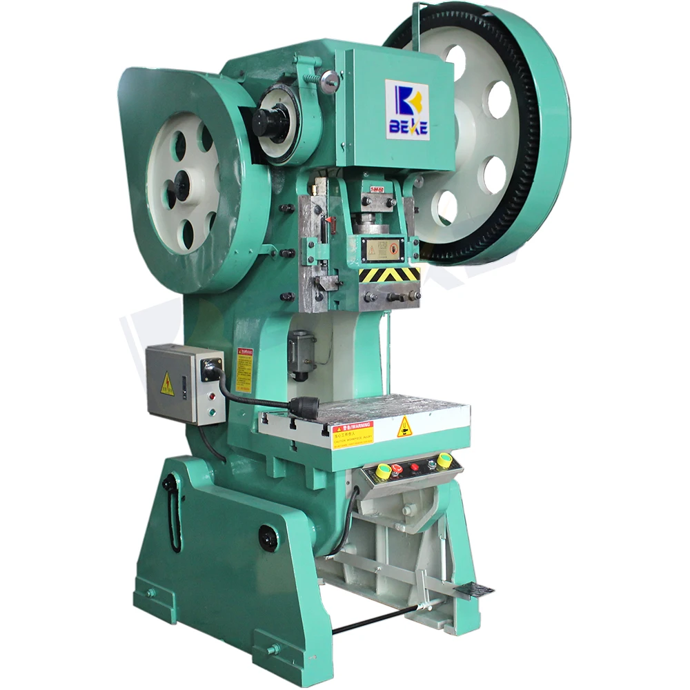 BEKE 80 Ton C Frame Single Crank Eccentric Mechanical Power Press Punch Machine For Metal Parts