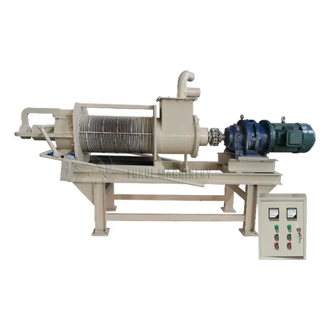 cow manure dewater machine/other farm machine solid liquid separator for pig manure/poultry manure dewatering press machine
