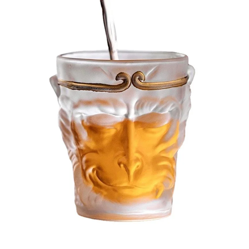 Monkey King Tea Delicate Glass Water Cup Great Sage Master goku wukong shot glasses for whiskey