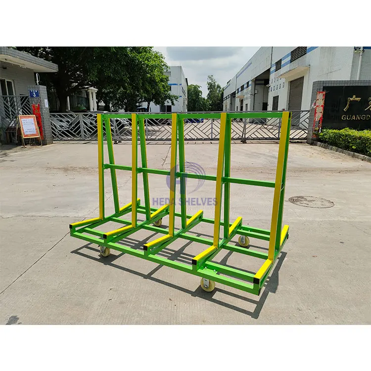 Hot Selling A Trolley Stone Sheet Storage Rack A Frame Glass Rack For Glass Transfer And Delivery Granite Slab Racks