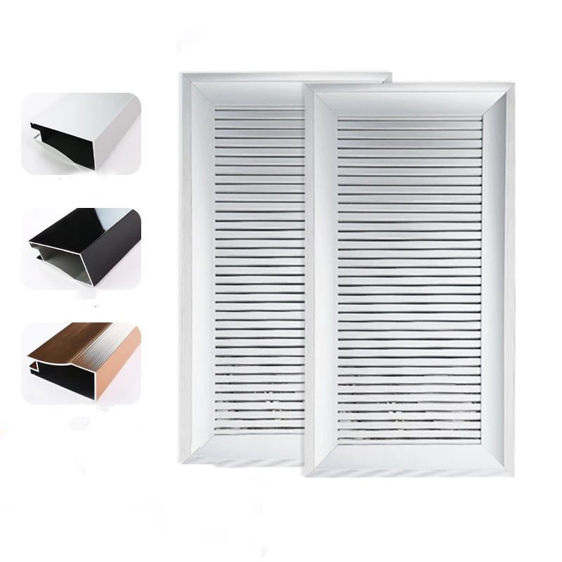 Modern exhaust ventilated aluminum shutters for kitchen Windows patio and parking