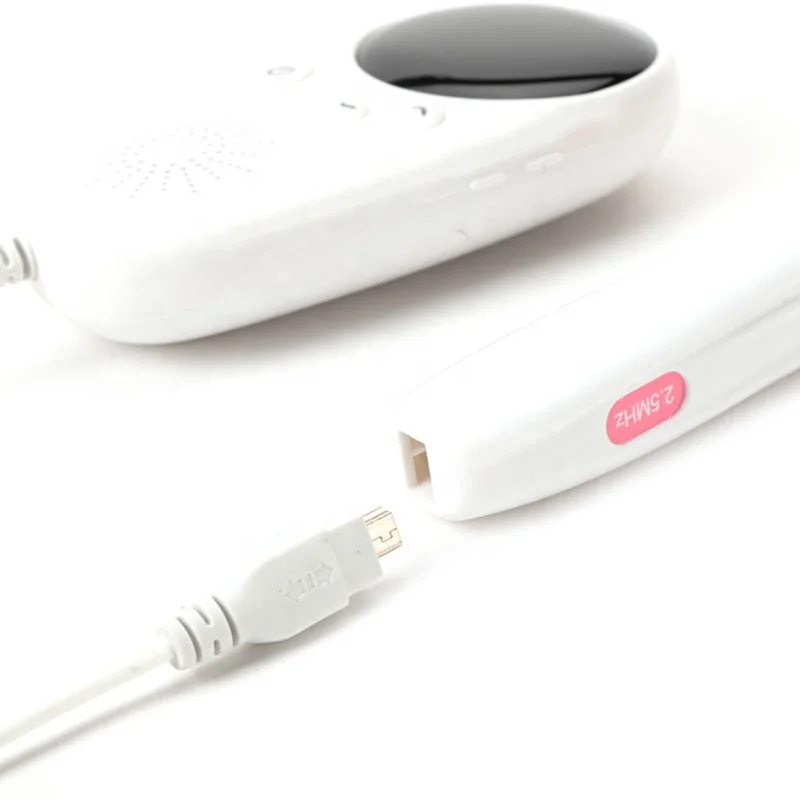 2023 Ultrasonic Pregnant Women Fetal Heart Monitor Home Hand-held Pregnancy Ultrasound Prenatal Fetal Doppler Women Equipment