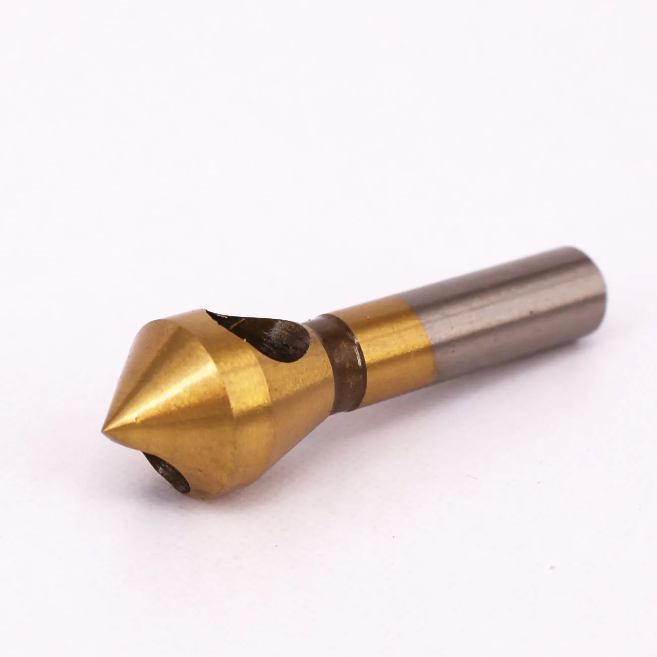 90 Degree 0 Flute Round Shank HSS Countersink Deburring Drill Bit for Metal Counter Sink Drilling