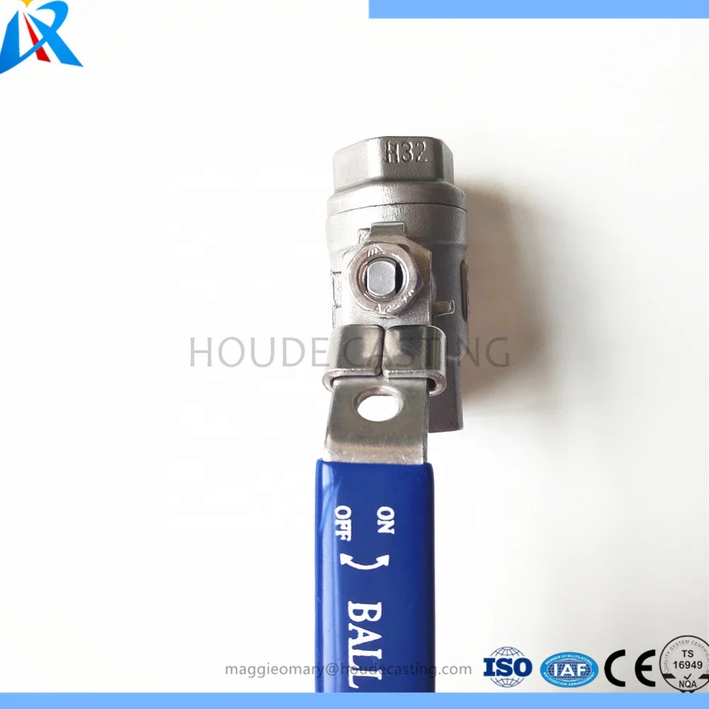 
Full Bore Bsp Thread 1000 wog 316 Stainless Steel 2 piece 1.4408 Ball Valve for Water and Gas 