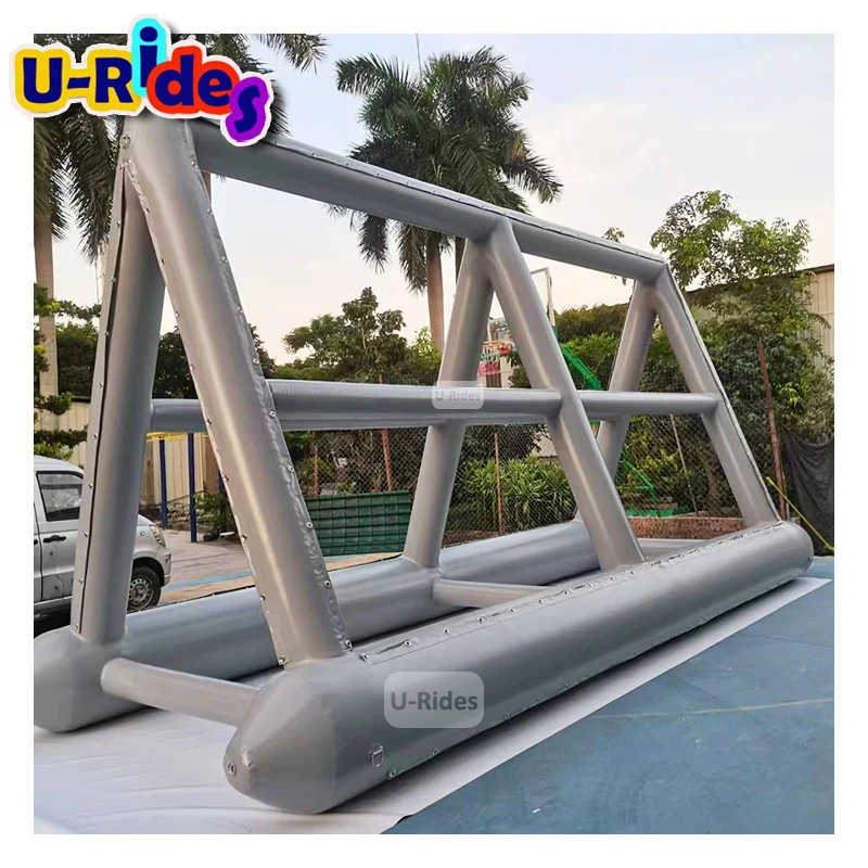 Outdoor stand mobile display 7m airtight billboard frame Inflatable water billboard for pool lake sea advertising