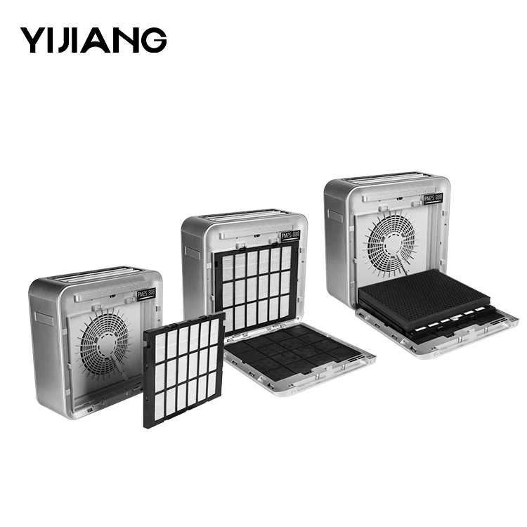 Wholesale Price Hotel Office Bedroom Full Touch Control Led Digital Display Smart Air Purifiers