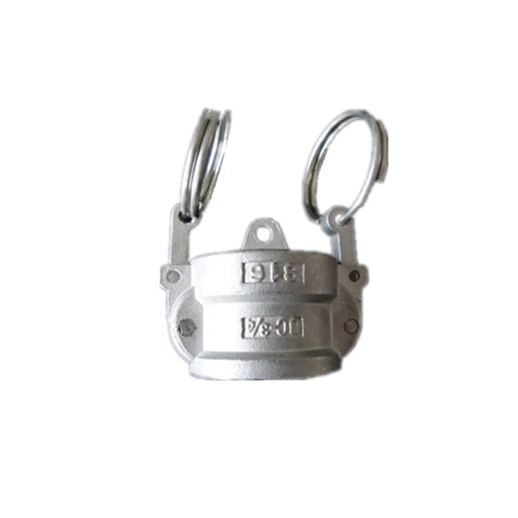 Stainless Steel DC Type Camlock Coupling Industrial Pipe Plugging NPT Carbon Steel Head Plastic Connectors Directly Manufactured