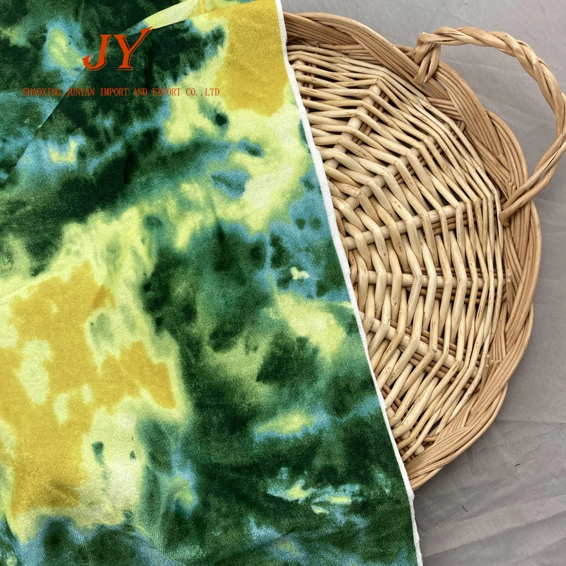 Хорошее качество, непосредственно с завода, ткань для одежды с цветочным узором, бархатная ткань