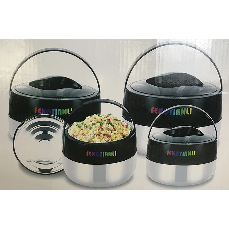 Stainless Steel Food Carrier Thermal Lunch Box Set Insulated Warmer Food Milk Tea Bucket Flasks Jug Thermos Hot/cold Outdoor Set