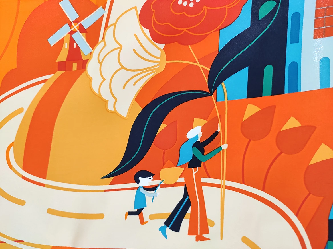 
Custom Digital Printing 100% Silk Scarf 90*90cm Silk Square Scarf 