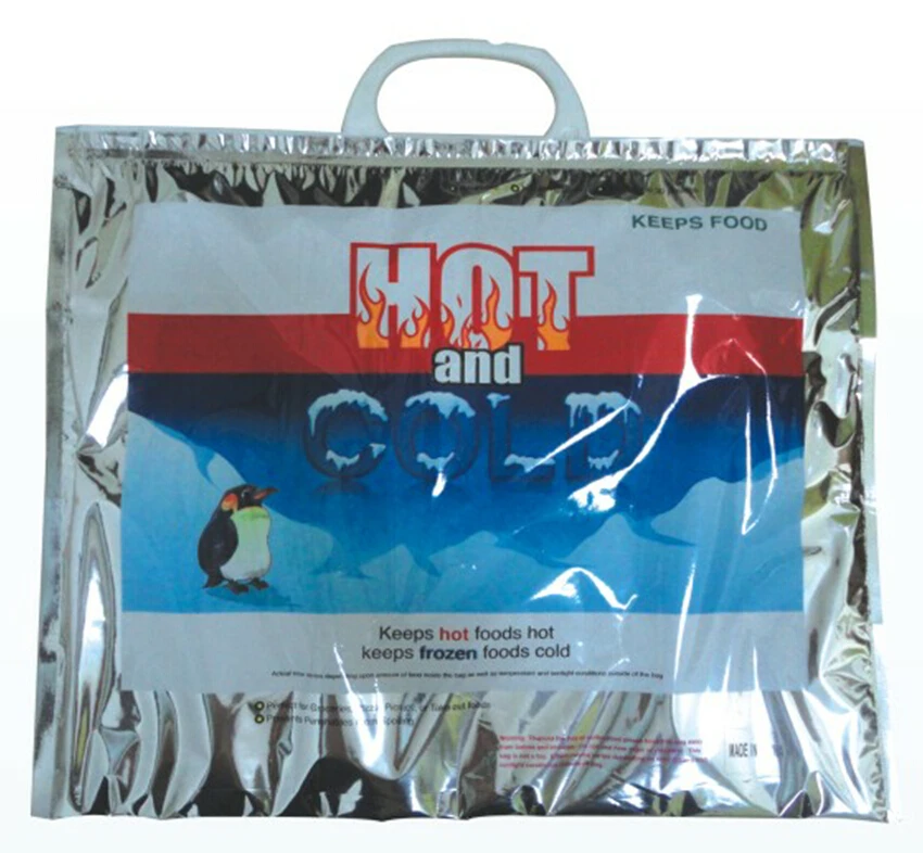 Customised Insulated Large Cooler Bags Aluminium Foil Zip Lock Bag Insulation Packaging Bags Thermal