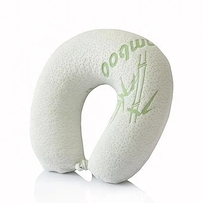 U Shape Bamboo Neck Support Pillow Memory Foam Neck Pillows