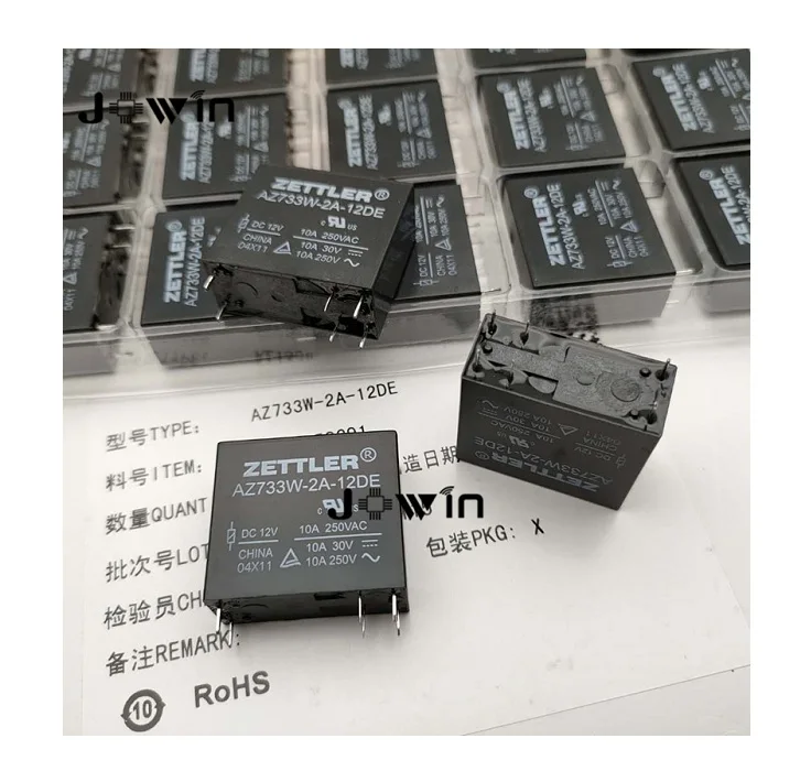  Реле AZ733W-2A-12DE 6PIN 12VDC 12V