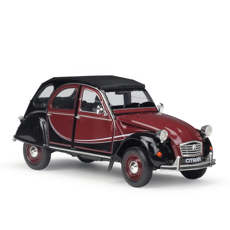 WELLY 1/24  CITROEN 2CV 6 Charleston Alloy Car Model  Collection Decoration Diecast Toy Vehicles