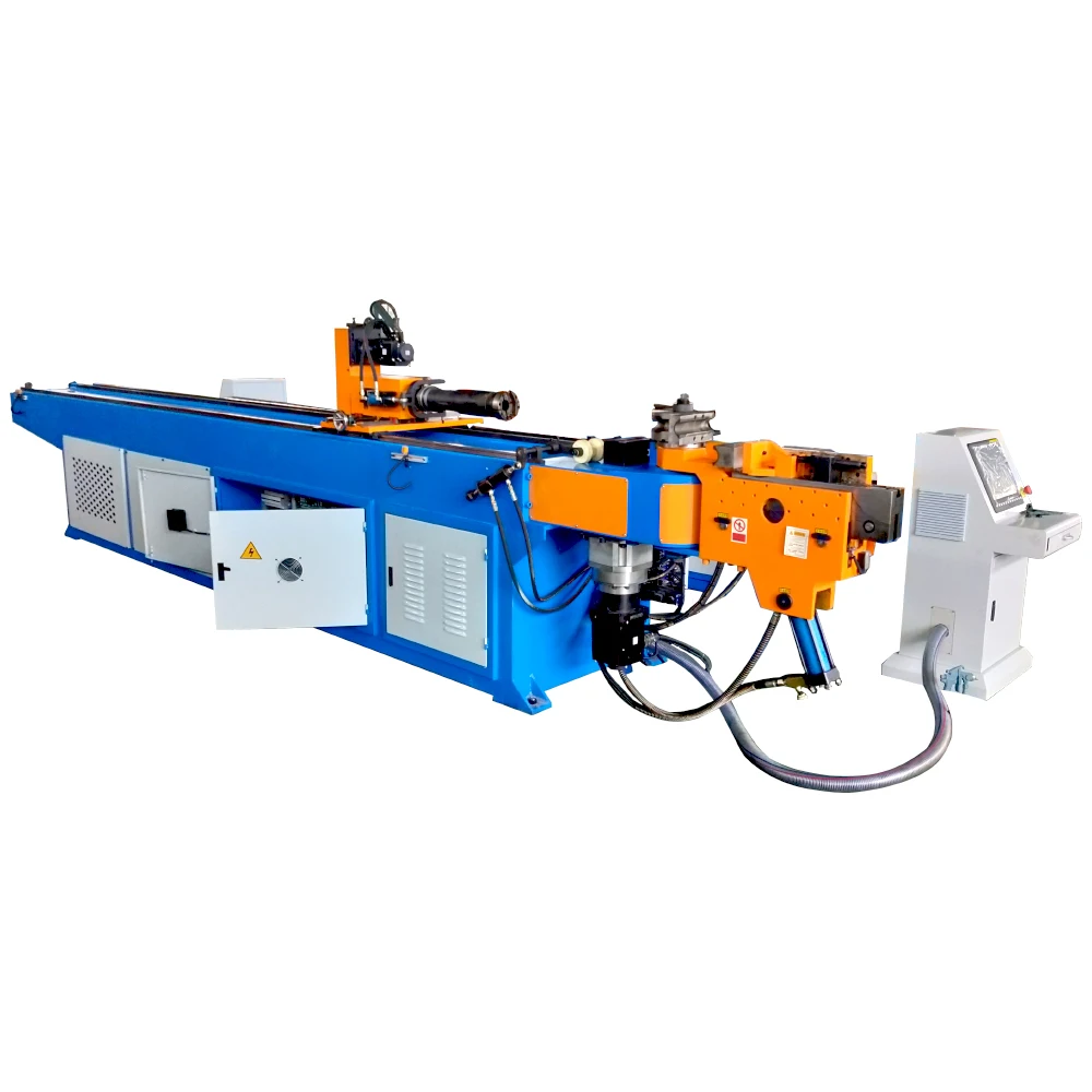 Fridge Titanium 40mm 60mm 45mm 180 Degree SS Metal Copper Mandrel CNC Pipe And Tube Bender Machine For Sale
