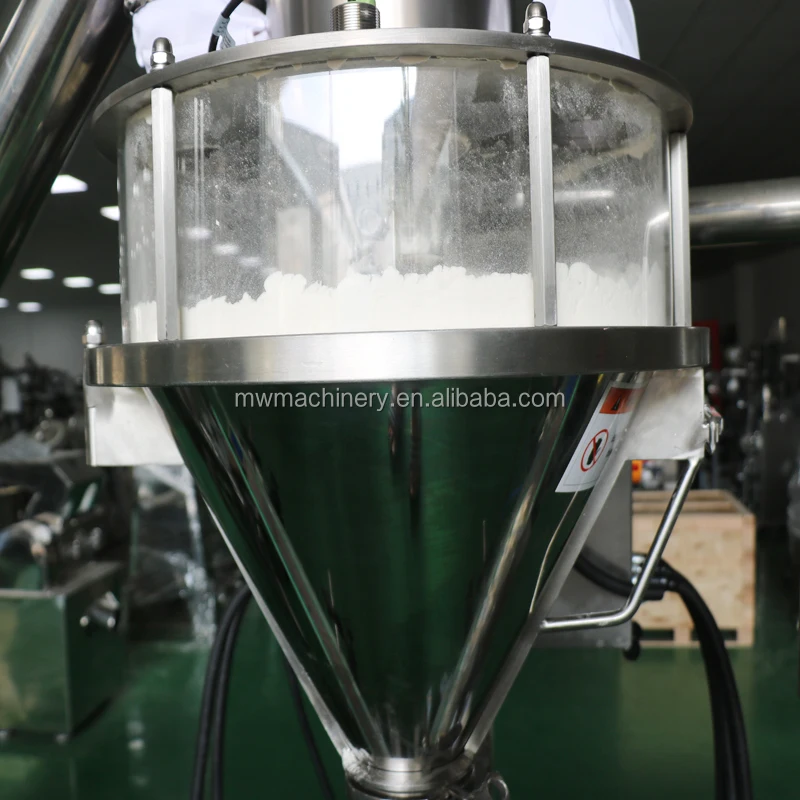 Man-Machine Interface 3 Side Sealing Small Sachet Powder Bottle Filling Machine Moringa Powder Bottle Filling Machine