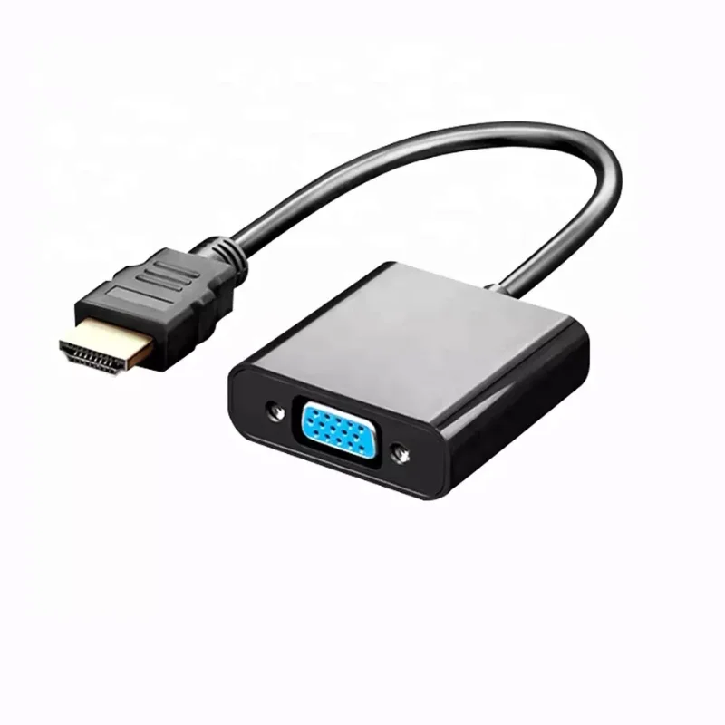 Factory Hot Selling Cheap HDTV to VGA Cable Video Converter HDTV Input Output VGA Format 1080p HDTV to VGA Adapter