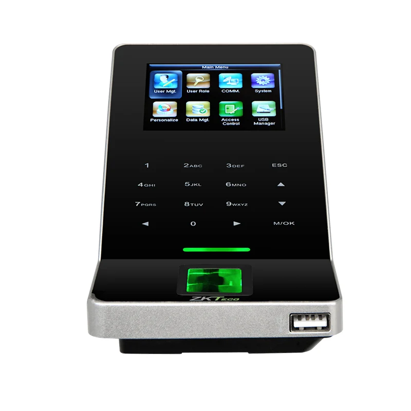 zkteco Office employee facial attendance machine, shop community fingerprint password access control all-in-one machine