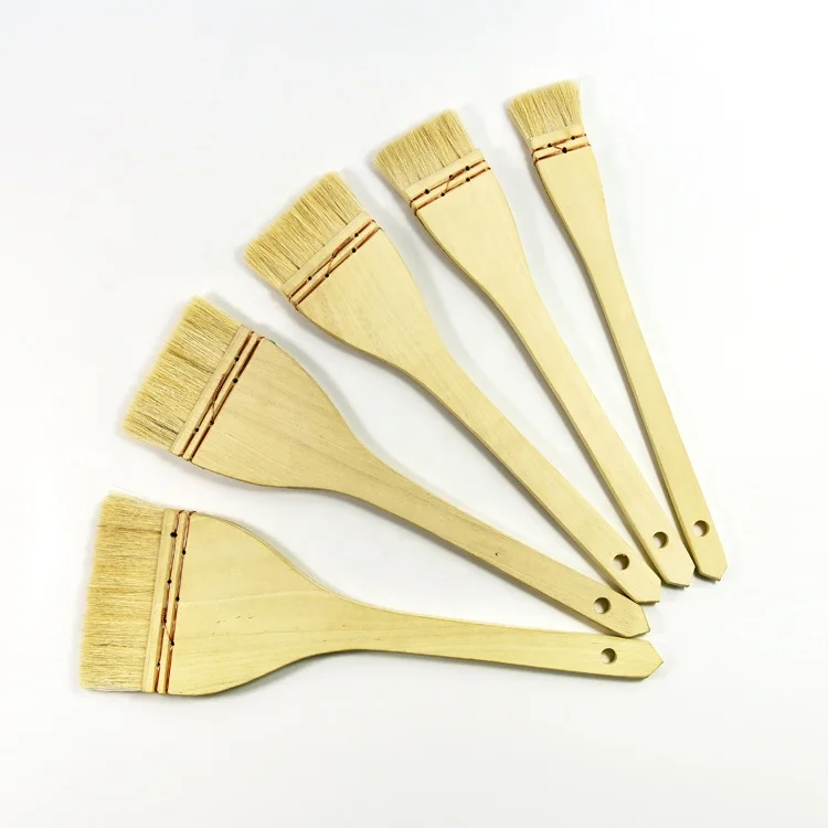 Best Quality Wholesale Customized LOGO Art Drawing Bristle Artist Paint Brush With Wooden Handle For Drawing