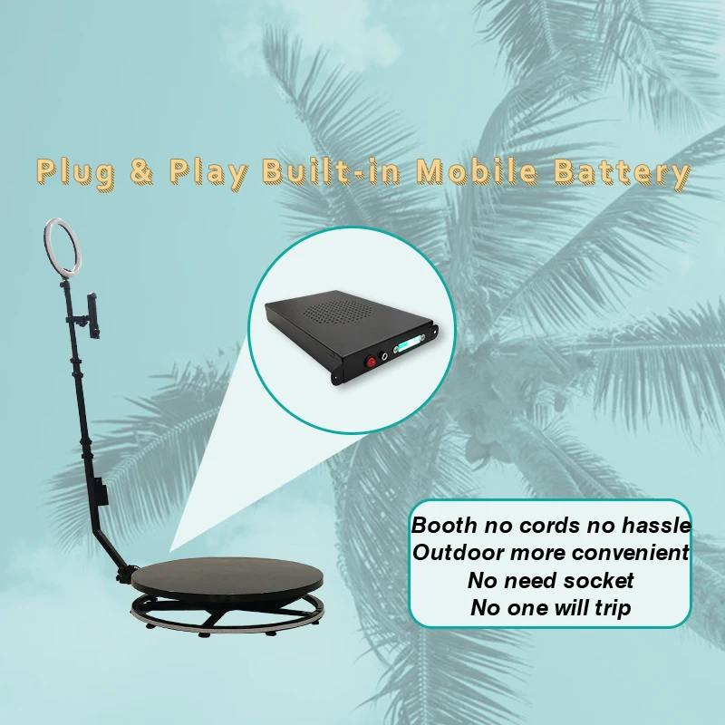 Furmores automatic 360 photo booth kids drop shipping 360 photobooth with free accessories 360 video booth